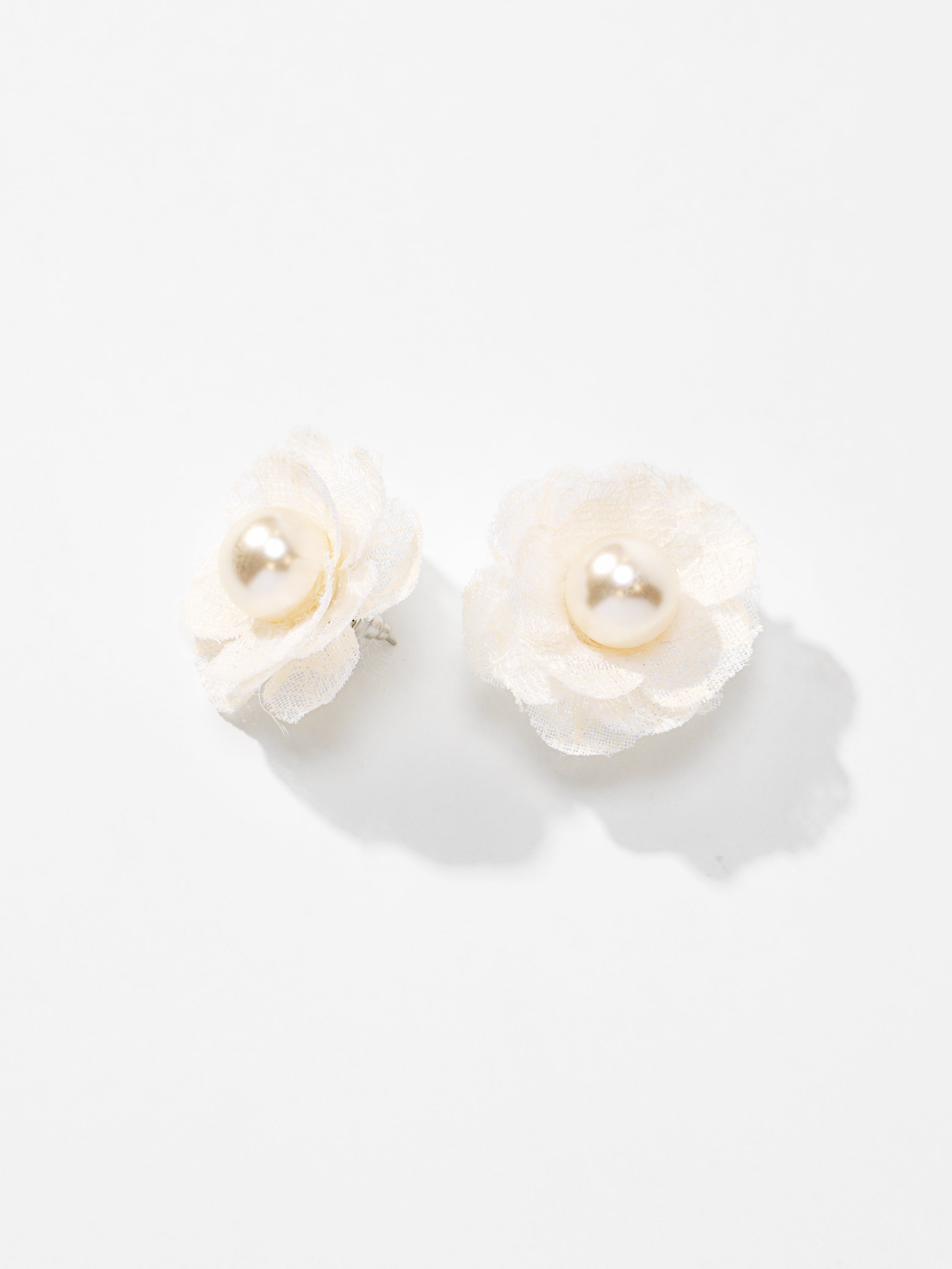 Flower Earring With Pearl