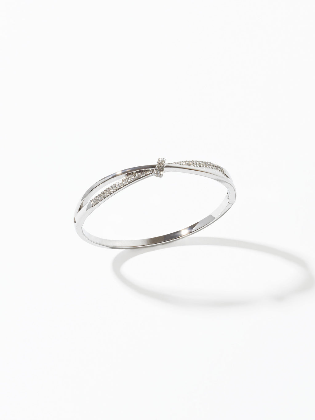 Bangle Bracelet With Knot Detail